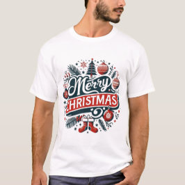 Glad Jul Festliga Prylar T Shirt