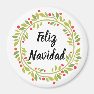 Glad jul firande krans jul magnet