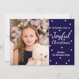 Glad jul flottansyra fyra semester fotokort julkort