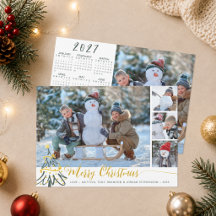 Glad jul Foto Collage 2027 Kalender