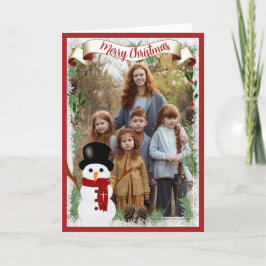 Glad jul Foto Julkort Kort