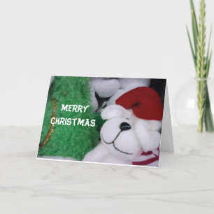 **GLAD JUL** FRÅN STOPPAD JULHUND HELGKORT
