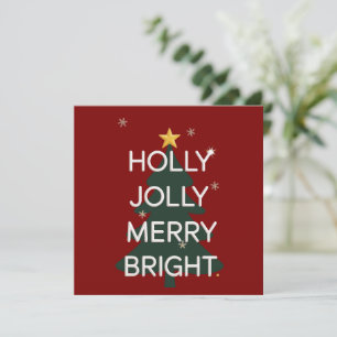 Glad Jul God Jul Familj Matchande Jul Julkort