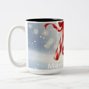 Glad Jul Godisstav -  Två-Tonad Mugg