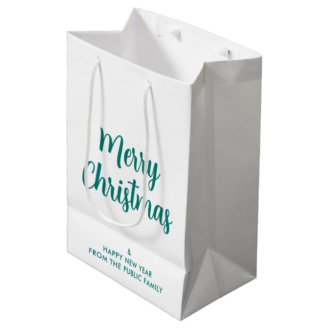 Glad jul Gott nytt år Mall Anpassad (Framsidan Vinklad)