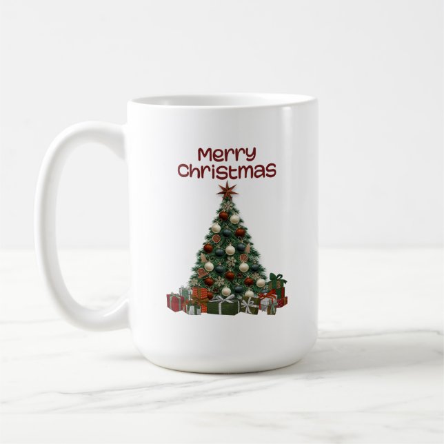 Glad jul gran Mugg (Vänster)