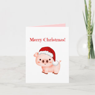 Glad jul gris välkomstbrev vikta välkomstkort kort