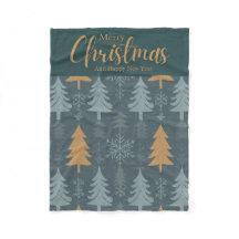 glad jul grön mönster 