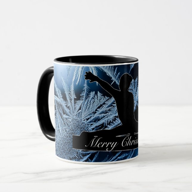 Glad jul Gymnastik Kaffe Mugg (Framsida vänster)