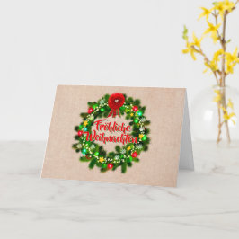 Glad jul hälsningskort Hälsning Kort