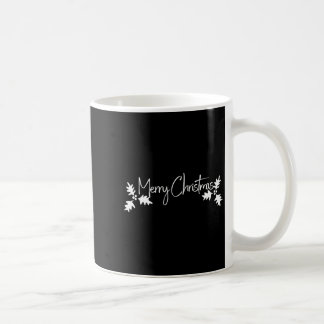 Glad jul Handskriftsskrift Med Julgran Kaffemugg