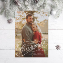 Glad jul Handskriven Foto