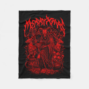 Glad Jul Heavy Metal-band Parodi Death Metal Vin Fleecefilt