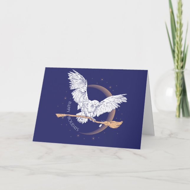 Glad Jul Hedwig Leverans Helgkort (Framsida)