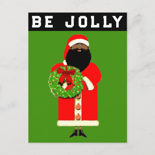 Glad jul helg vykort (Framsida)