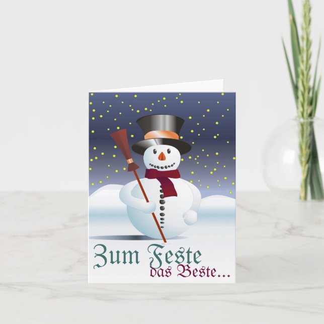 Glad jul helgkort (Framsida)