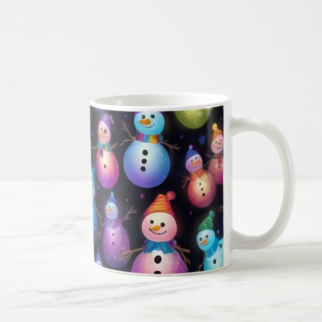 Glad jul Högtidlig Julsamling Kaffemugg (Höger)
