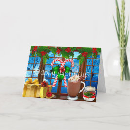 Glad Jul Högtidskort Helgkort