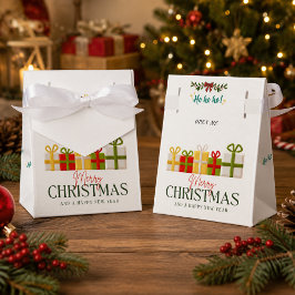 Glad jul Holiday Förmån Box Presentaskar