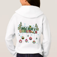 Glad jul-hoodie