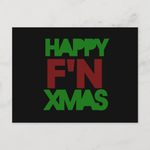 Glad jul humor helg vykort