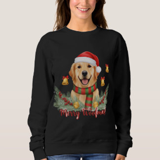 Glad jul Hund Sweatshirt T Shirt