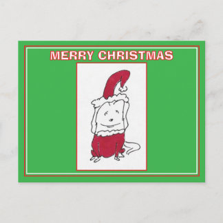 Glad jul Hund Tecknad film God jul Helg Vykort