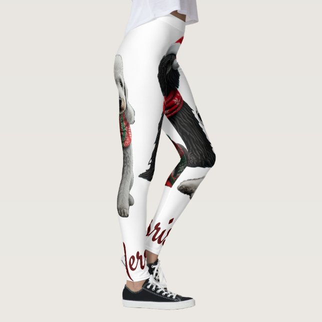 Glad jul Hundar Leggings (Höger)