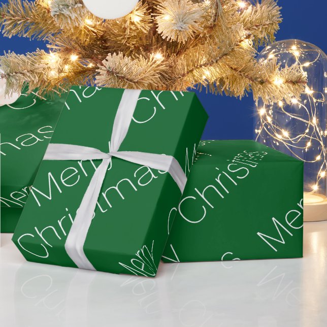 Glad jul Inpackning Grön Presentpapper (Helgdagar)