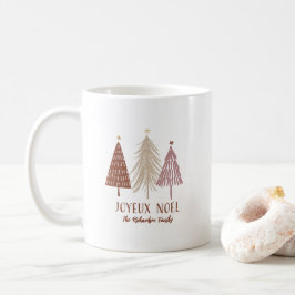 Glad Jul Julgranar Semester Elegant Anpassad Kaffemugg