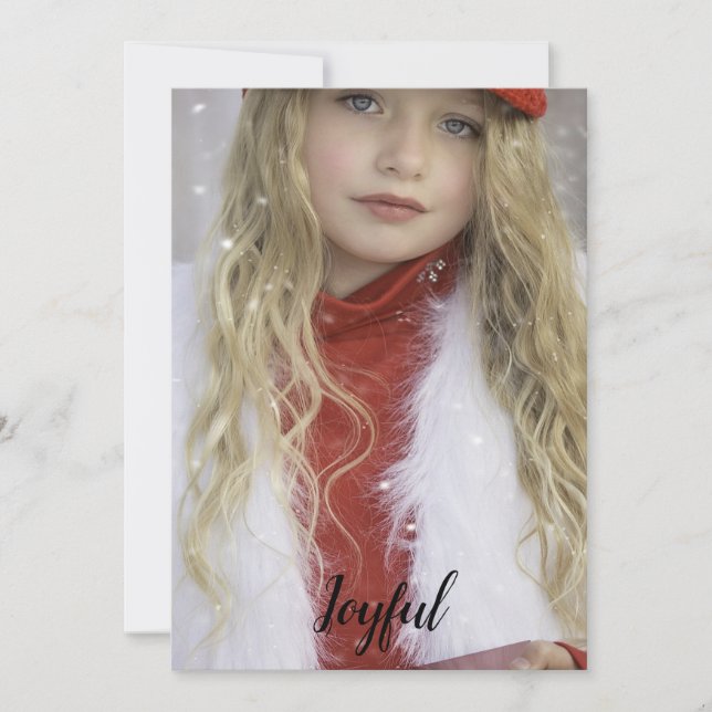 Glad jul julkort (Framsida)