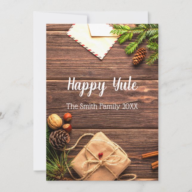 Glad jul julkort (Framsida)