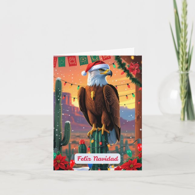 Glad jul julkort kort (Framsida)