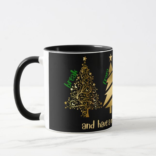 Glad jul Kaffe Mugg (Vänster)