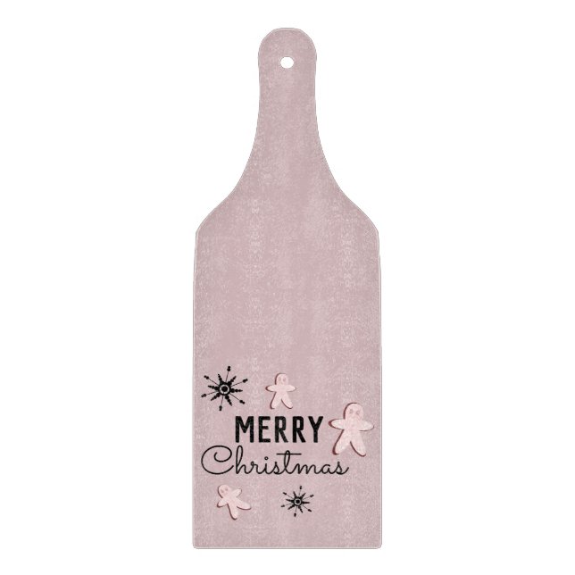 Glad Jul Kaka Pepparkakor Rosa   (Framsidan)
