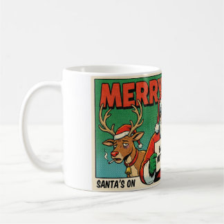 Glad Jul Kaos Rolig Julmugg - Busig Tomte Kaffemugg
