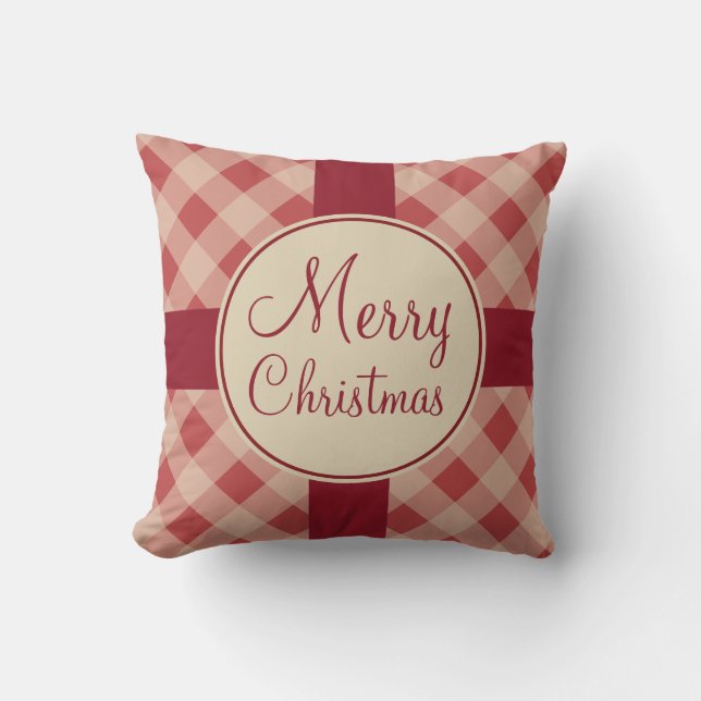 Glad jul kastkudde  kudde (Framsida)