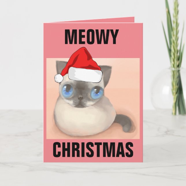 GLAD JUL KATT KORT (Framsida)