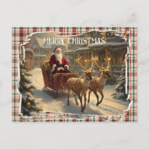 Glad jul Klassisk Retro Festlig jul