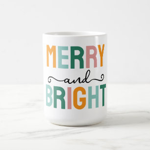 Glad jul Klassisk Unik Minimalistisk Enkel Kaffemugg