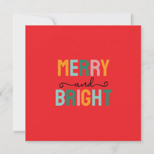 Glad jul Klassisk Unik Minimalistisk Enkel Kort