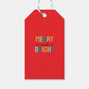 Glad jul Klassisk Unik Minimalistisk Enkel Presentetikett