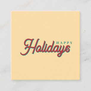 Glad jul Klassisk Unik Minimalistisk Enkel Tilläggskort