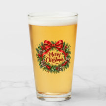 Glad jul Krans Glas Tumbler
