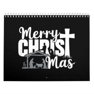 Glad Jul Kristi Jul Jesus Familj Kalender