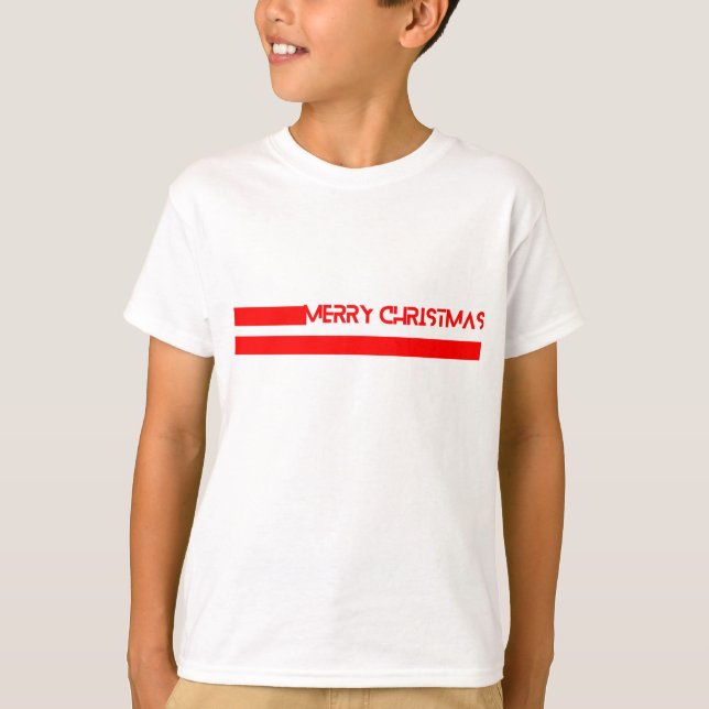 GLAD JUL LINJER T SHIRT (Framsida)