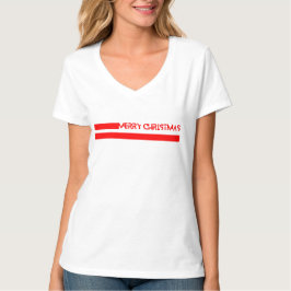 GLAD JUL LINJER T SHIRT