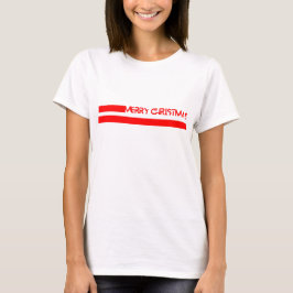 GLAD JUL LINJER T SHIRT