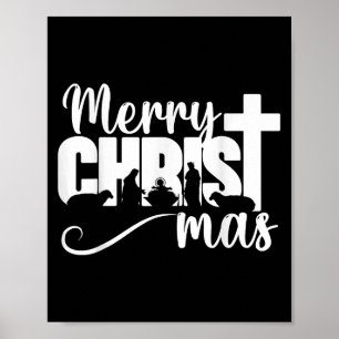 Glad Jul Mas Kristen Jul Jesus Jul Poster