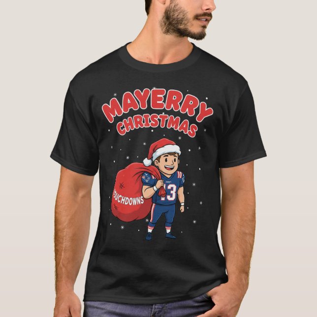 Glad jul Mayerry T Shirt (Framsida)